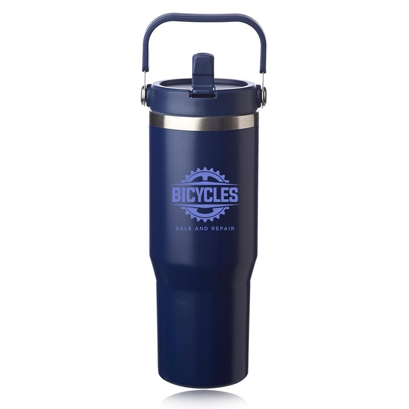 30 oz. Bronx Stainless Travel Mug with Carrying Handle
