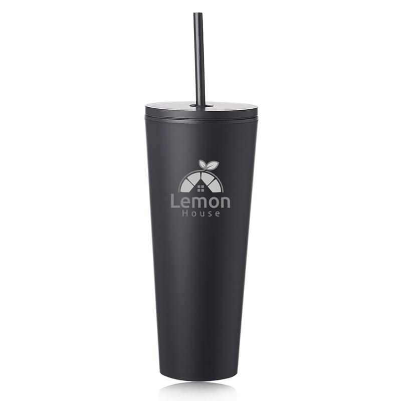 24 oz. Kenai Plastic Tumblers with Straw
