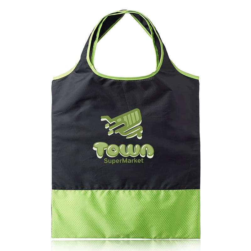 Clemenza Large Polyester Shopper Tote Bag