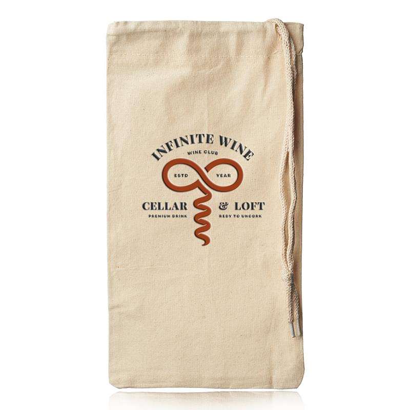 Seeley Cotton Drawstring Wine Bags