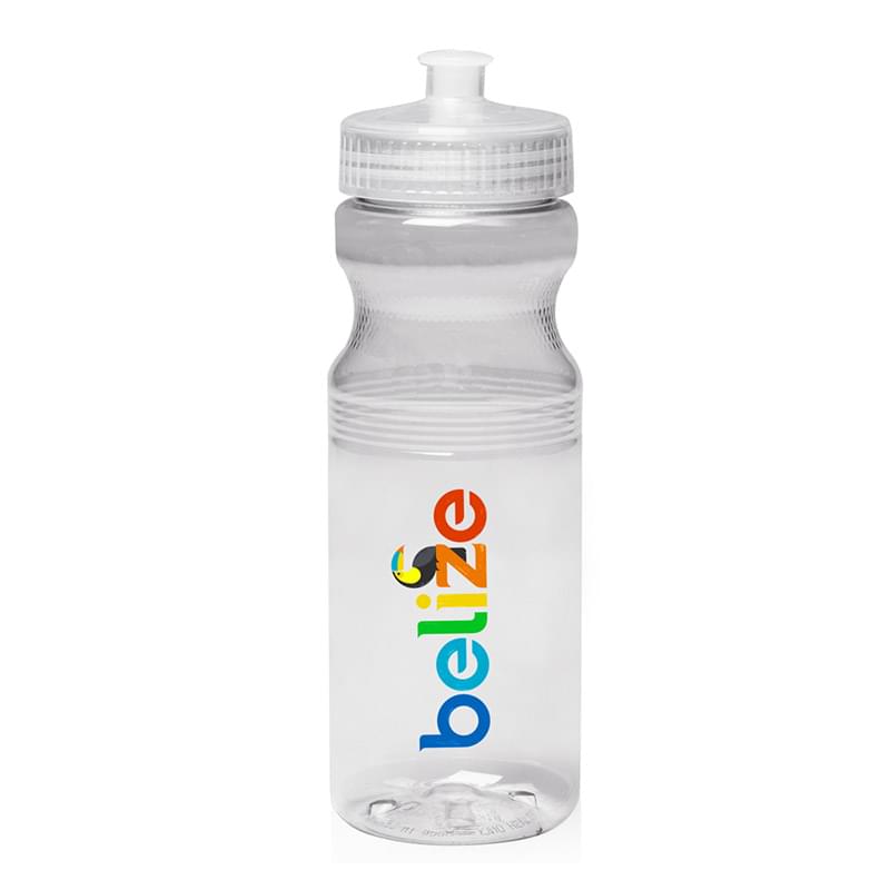24 oz Poly-Clear Plastic Water Bottle