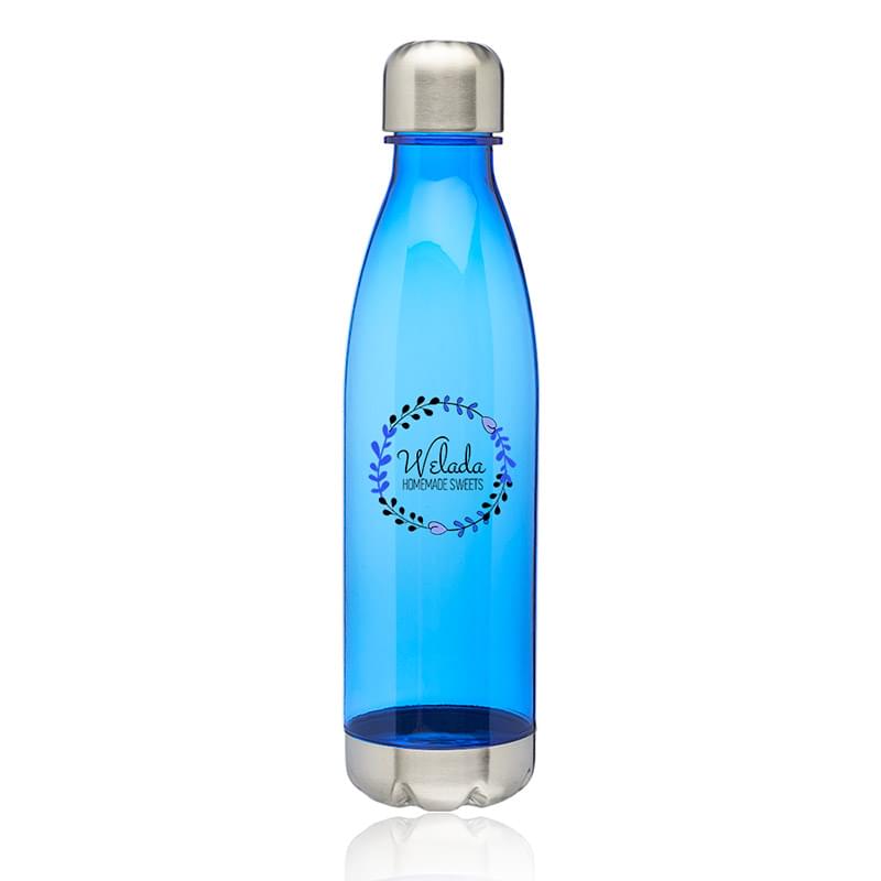 25 oz. Levian Plastic Cola Shaped Water Bottle
