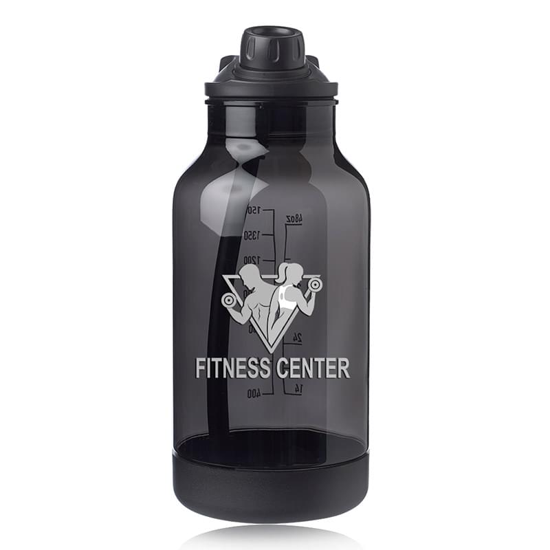 64 oz. Plastic Sports Bottles with Capacity Markings
