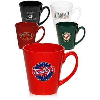12 oz. Glossy Ceramic Latte Coffee Mug