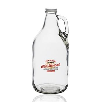 64 oz. Clear Glass Beer Growlers