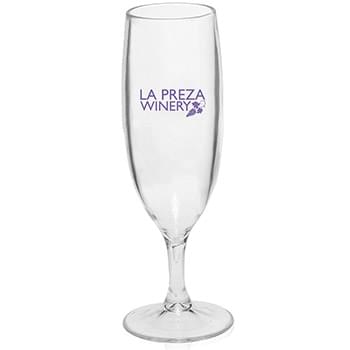 6.7 oz. Plastic Champagne Flutes