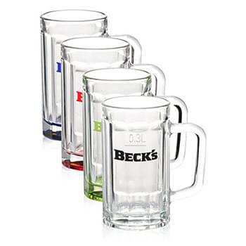 15 oz. Sports Fan Glass Beer Mugs