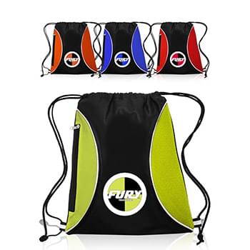 Zipper Side Drawstring Backpacks