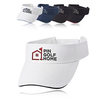 Brushed Cotton Sandwich Visor