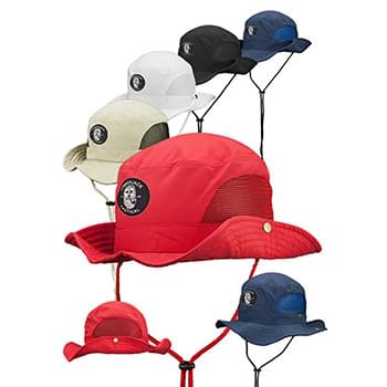 Bucket Hat with Mesh Sides