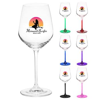 13 oz. Lead Free Crystal Customized Wine Glasses