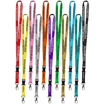 0.75" Dye Sublimation Lanyards with Buckle Release