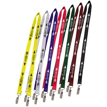 0.75" Double Ended Dye-Sublimation Lanyard