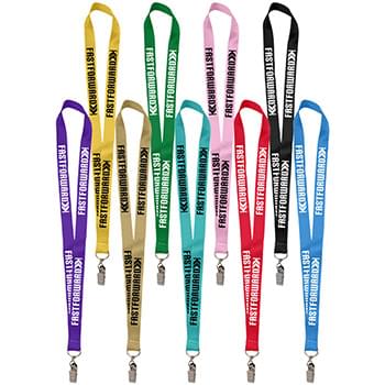 0.75" USA Made Dye Sublimation Lanyards