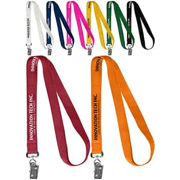 0.62" Polyester Silkscreen Lanyard