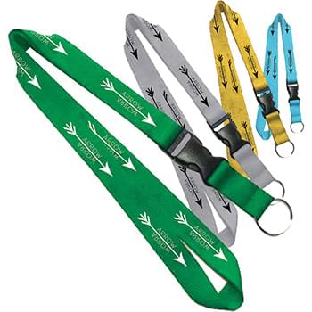 0.75" Lanyard with Detachable Buckle Release