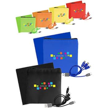 Colorful RPET Cable an Cloth Set