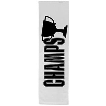 12" x 42" Competitor Dobby Hem Fitness Towel