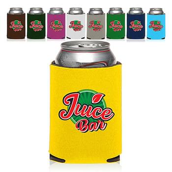 Full Color Budget Collapsible Can Coolers