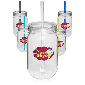 24 oz. Single Wall Mason Jars