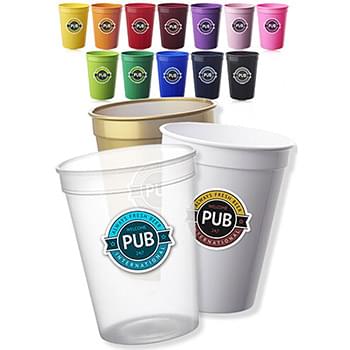 12 oz Plastic Stadium Cup
