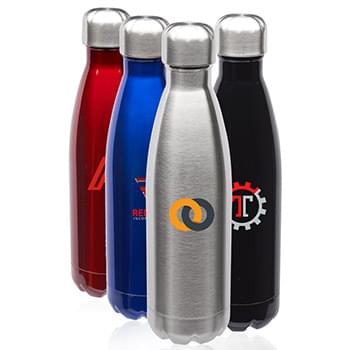 17 oz. Stainless Steel Levain Cola Shaped Bottles