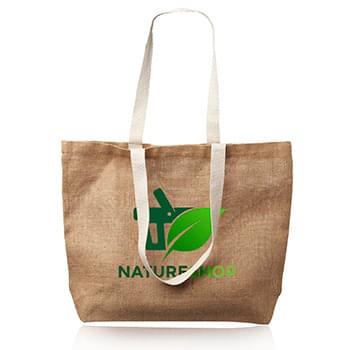 Natural Jute Fiber Carry-On Tote Bags