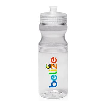 24 oz Poly-Clear Plastic Water Bottle