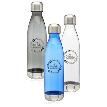 25 oz. Levian Plastic Cola Shaped Water Bottle